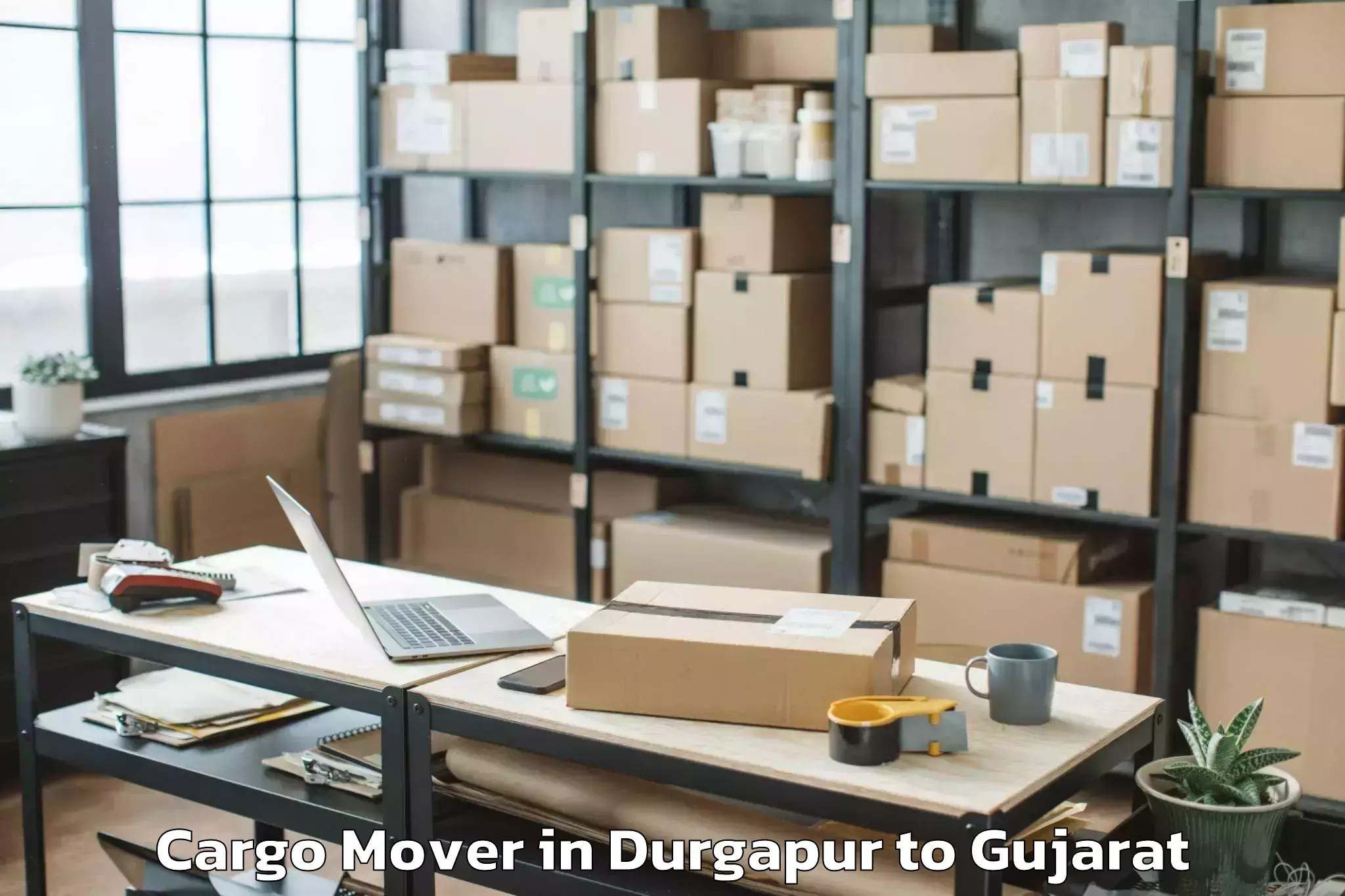 Top Durgapur to Visavadar Cargo Mover Available